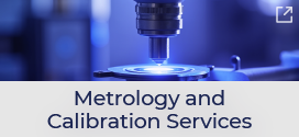 A button navigating to the Metrology & Calibration roadmap page